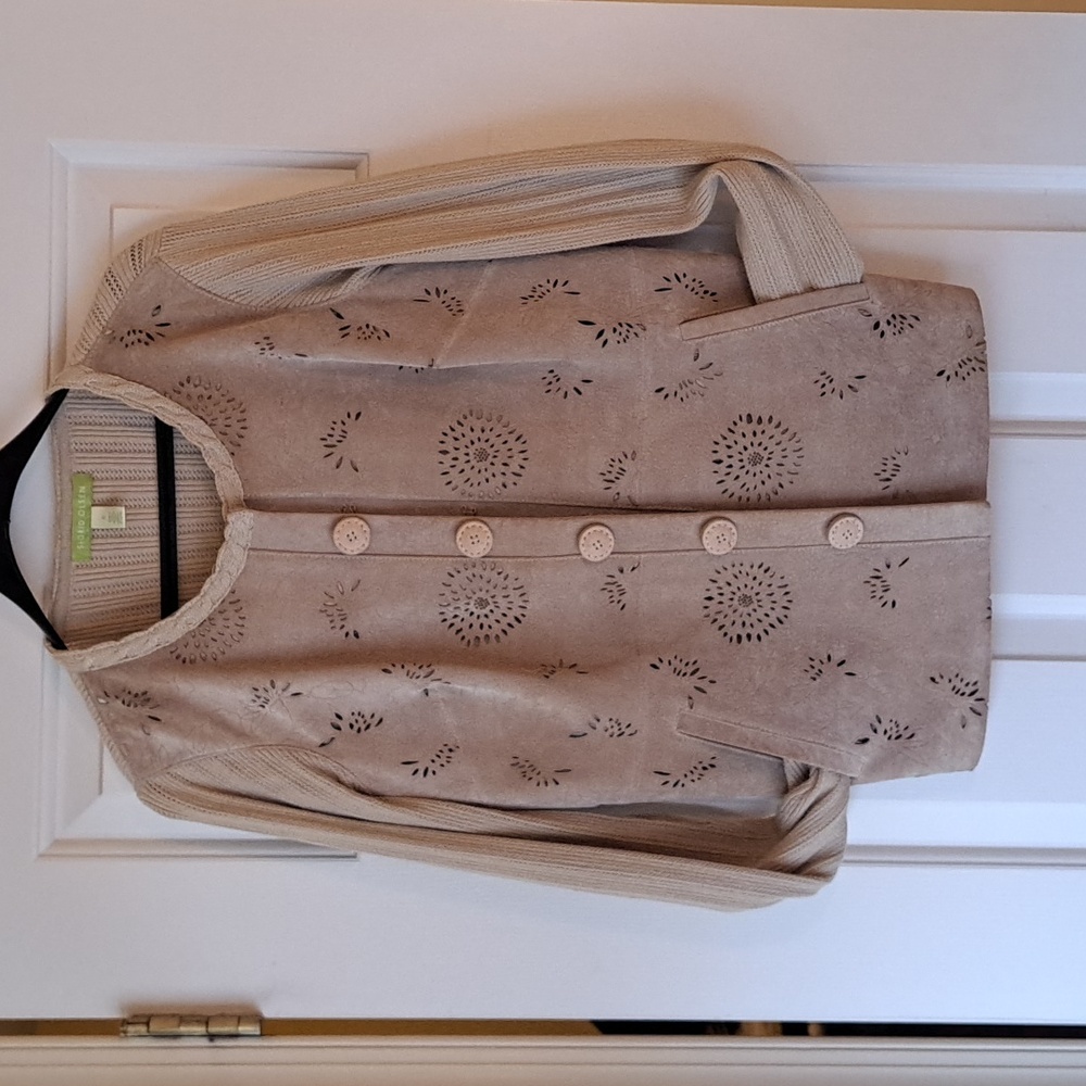 Suede Jacket or Cardigan by Sigrid Olson